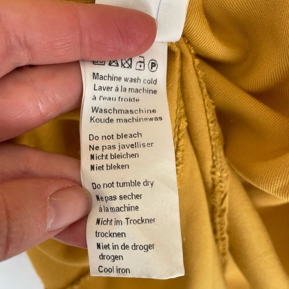 Piano C Dress - 3/4 Length Sleeves Midi Off Shoulder Size L Off Yellow color - Picture 7 of 11